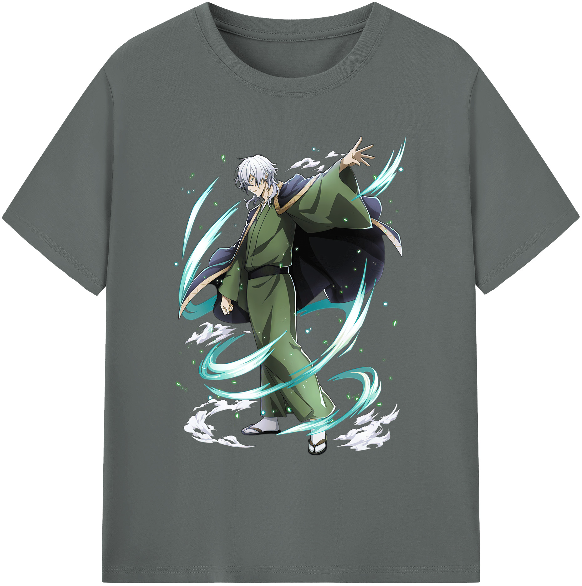 （画像用） 文豪ストレイドッグス Bungo Stray Dogs 綿100％ メンズ半袖Tシャツ｜肌触りやわらか＆通気性